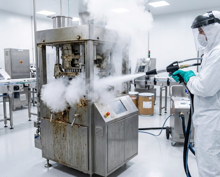 Dry Ice Blasting Food Processing Equipment